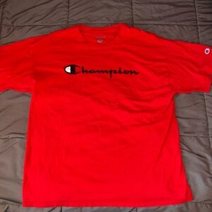Champion Red Short Sleeve T-Shirt